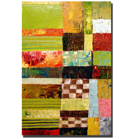 Michelle Calkins 'Abstract Color Study' Canvas Art Ready To,14x19